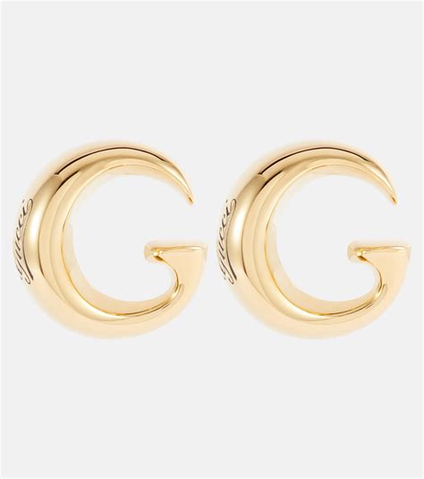 gucci g motif earrings|vintage gucci earrings.